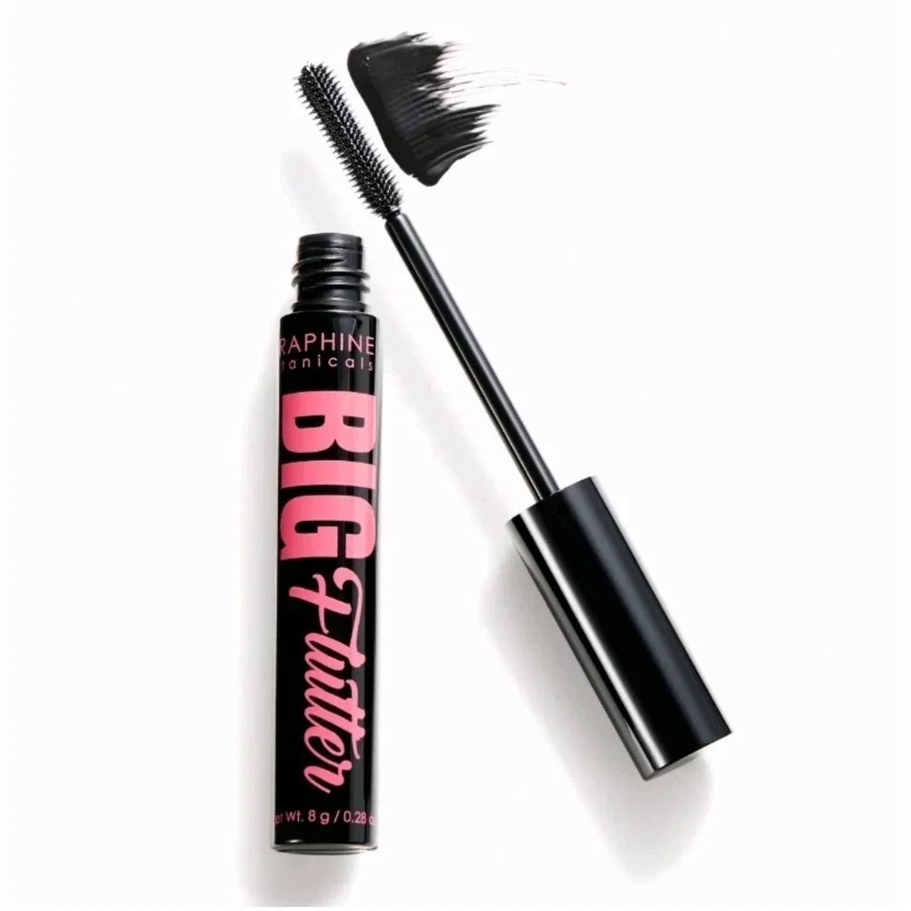 Seraphine Botanicals BIG Flutter Waterproof Lifting Mascara ONYX Sealed